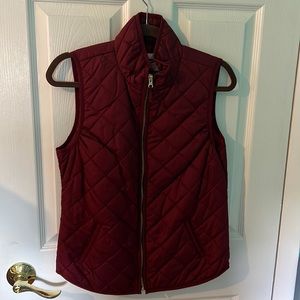 Old navy maroon vest